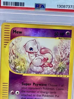 2002 POKEMON EXPEDITION #55 MEW-REVERSE FOIL PSA 8 NM-MT - Image 2