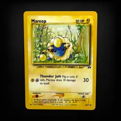 Pokemon TCG Neo Discovery Mareep #58/75 Common LP - Image 1