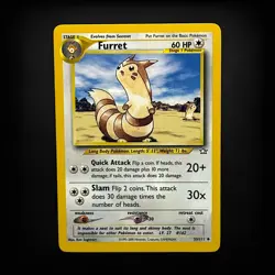 Pokemon TCG Neo Genesis Furret #035/111 Uncommon LP - Image 1