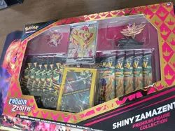 Pokemon Crown Zenith Shiny Zamazenta Premium Figure Collection Box Sealed - Image 5