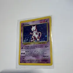 Pokemon TCG Mewtwo Base Set Holo Rare 10/102 60 HP Wizards English 1999 - Image 1