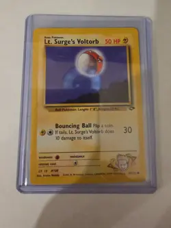 Lt. Surge's Voltorb 86/132 Pokemon TCG Gym Challenge Unlimited LP - Image 3