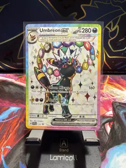Pokemon TCG Umbreon ex SVP 176 Prismatic Evolutions Black Star Promo Holo NM - Image 1