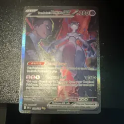 Pokemon Team Rocket's Mewtwo Ex Special Illustration Rare Holo Destined Rivals - Image 1