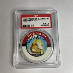 PSA 9 2008 Pokemon Battrio #042 Psyduck Mint Total POP 4 Japanese Rare - Image 1