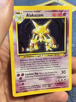 Pokemon Alakazam TCG 1/130 Base Set 2 Holo Rare - Image 1