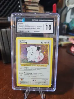 Clefairy Holo CGC 10 - Gem Mint Foil 013/034 - Pokemon TCG Classic 2023 CLC - Image 1