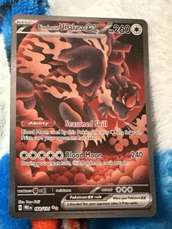 Bloodmoon Ursaluna 168/131 – Pokemon Prismatic Evolutions SIR English – NM/M - Image 1