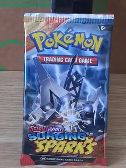 Pokemon Scarlett Violet 2025 Surging Sparks Booster Pack - Image 1