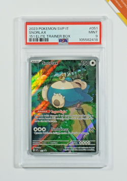Pokemon PSA 9 Snorlax #051 SVP IT Elite Trainer Box Promo 2023 Italiano - Image 1