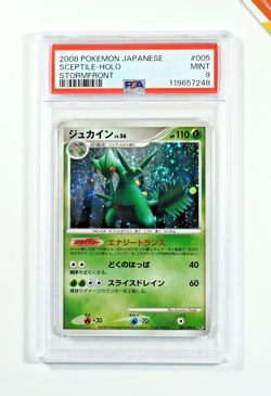 Pokemon PSA 9 Sceptile #005 Holo Stormfront 2008 Japanese - Image 1
