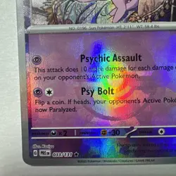 Pokemon TCG Espeon (Poke Ball Pattern) 033/131 Sv: Prismatic Evolutions Holo - Image 5