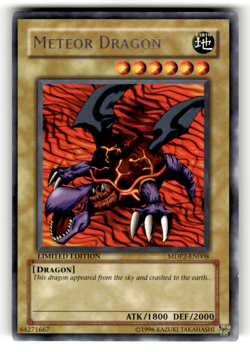 Meteor Dragon MDP2-EN008 Limited Rare McDonald's Promo Series 2 LP - Image 1