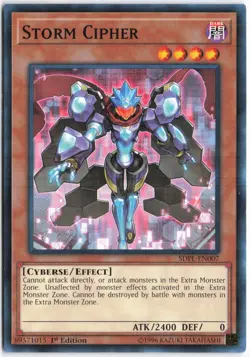 Yugioh - Storm Cipher SDPL-EN007 1st Edition - Structure Deck: Powercode Link - Image 1