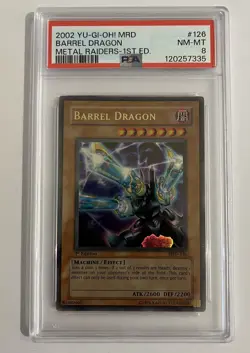 Barrel Dragon 1st Edition Ultra Rare MRD - 126 PSA 8 NA NM - Image 1