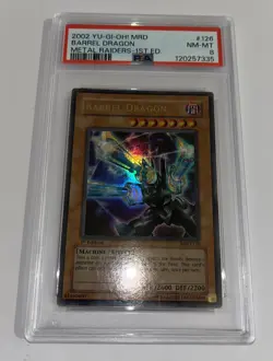 Barrel Dragon 1st Edition Ultra Rare MRD - 126 PSA 8 NA NM - Image 2