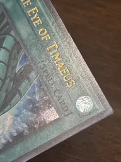 The Eye of Timaeus DLCS-EN007 Dragons of Legend 1st Edition Ultra Rare VLP - Image 3