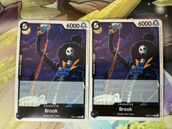 2X One Piece English 25th Anniversary Collection Brook Card EB02-048 - Image 1