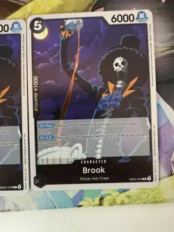 2X One Piece English 25th Anniversary Collection Brook Card EB02-048 - Image 3