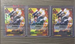 One Piece CCG Monkey.D.Luffy SEC ALTERNATE ART Op10-118 NM SET OF 3 - Image 1
