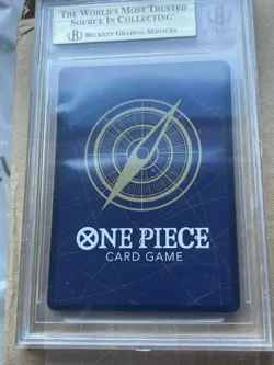 2025 One Piece Promos Japanese P-110 Monkey D. Luffy P One Piece Day '25 BGS 10 - Image 2