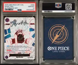 One Piece Gear Two (Alternate Art) OP11-080 A Fist of Divine Speed PSA 10 - Image 3