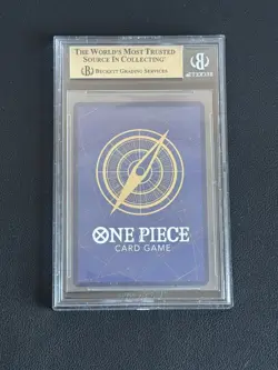 MONKEY D. LUFFY WANTED ALT ART ONE PIECE OP05-119 EMPERORS/NEW WORLD 2024 BGS 10 - Image 2