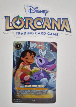 Disney Lorcana Winterspell Ohana Means Family Enchanted Rare Pack Fresh - Image 1