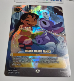 Disney Lorcana Winterspell Ohana Means Family Enchanted Rare Pack Fresh - Image 2
