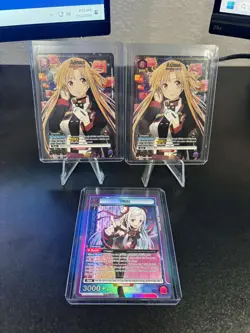 Union Arena TCG Asuna (033) (R*) - UEX06BT/SAO-2-033 x2 & Yuna SR 032 NM - Image 1