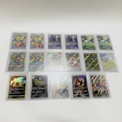 Pokemon Trading Cards Holo Foil IR & AR Illustration Rares Lot Of 17 - Image 1