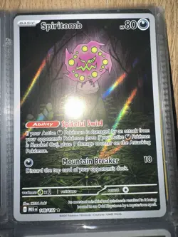 Pokemon Card TCG Spiritomb 148/132 Illustration Rare Mega Evolution English NM! - Image 1