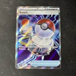 Pokemon TCG Card Switch 123/094 Phantasmal Flames Ultra Rare Full Art - NM - Image 1