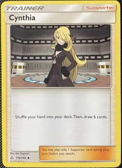 Cynthia 119/156 Sm-Ultra Prism Regular - Pokemon Card - Image 1