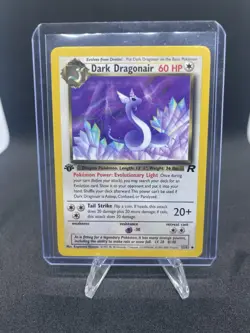 Pokemon 1999 Dark Dragonair 1st Edition Non-Holo Rare Card #33/82 - Image 1