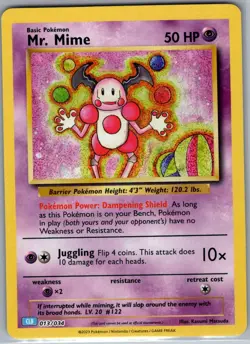 Mr. Mime 013/034 Holo Trading Card Game Classic - Pokemon Card - NM - Image 1