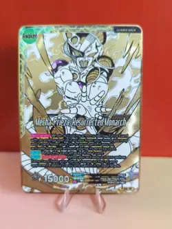 Mecha Frieza Dragon Ball Super Masters CCG Heavy Gold Plated Metal DIY Card DBZ - Image 2
