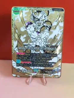 Mecha Frieza Dragon Ball Super Masters CCG Heavy Gold Plated Metal DIY Card DBZ - Image 5