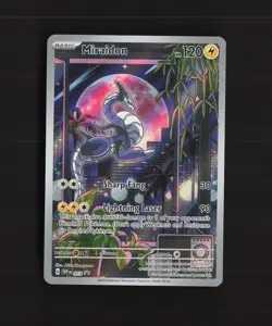 Miraidon SVP013 Scarlet & Violet Full Art Black Star Promo Holo Pokemon Card LP+ - Image 1