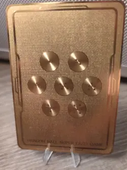 Dragon Ball Super Card Game Frieza Gold Plated Metal Custom Card Rare Fan PICS! - Image 2