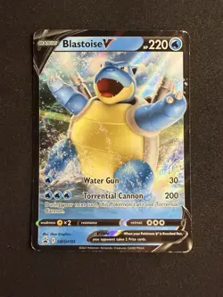 Blastoise V SWSH101 SWSH: Sword & Shield Promo Cards Holo - Image 1