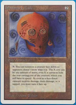 Illusionary Mask Unlimited PLD (Reserved List MTG Magic Card) (511078) ABUGames - Image 1