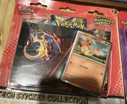 2 Pokemon Ascended Heroes Tech Sticker Collection Bundle Sealed New - Image 2