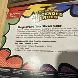2 Pokemon Ascended Heroes Tech Sticker Collection Bundle Sealed New - Image 5
