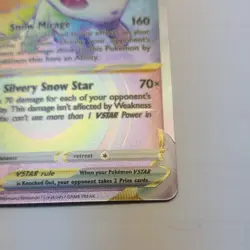 Pokemon Alolan Vulpix VSTAR 197/195 Silver Tempest Secret Rare Holo 240 HP - Image 4