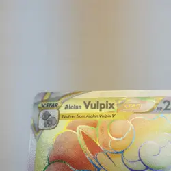 Pokemon Alolan Vulpix VSTAR 197/195 Silver Tempest Secret Rare Holo 240 HP - Image 5