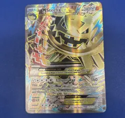 M Steelix EX 109/114 Full Art Ultra Rare Steam Siege Pokemon Holo TCG (NM) 2016 - Image 1