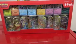 Costco Prismatic Evolutions 8-Pack Mini Tins New Sealed - Image 1