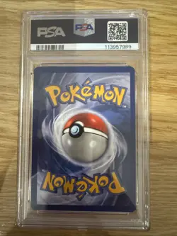 1999 POKEMON FOSSIL 9 KABUTOPS HOLO 1ST EDITION PSA 7 NM - Image 2