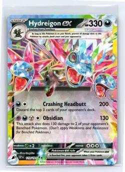 Pokemon TCG - SV08: Surging Sparks - Hydreigon ex Double Rare Holofoil 119/191 - Image 1